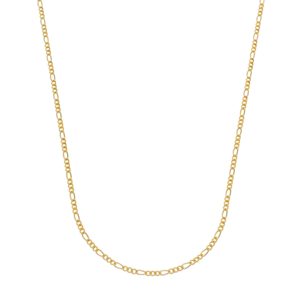cat-05a7f552ae28144f.jpg Corrente Dourada Masculina Elo 3 por 1 - 3mm - Imagem 1