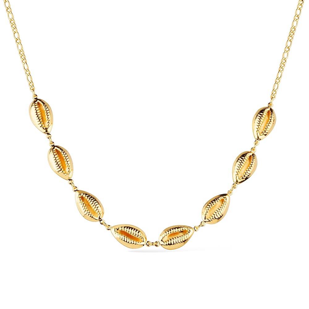 cat-14c0b63edad63c5e.jpg Colar Dourado Búzios - Imagem 1