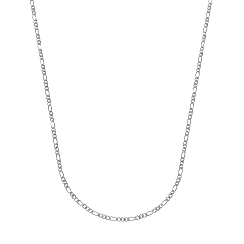 cat-15485ac3a7b8ddd2.jpg Corrente Prateada Masculina Elo 3 por 1 - 3mm - Imagem 1