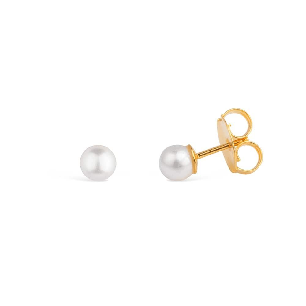 cat-3f606dc1dd28d7bd.jpg Brinco Dourado Classico de Pérola - Imagem 1