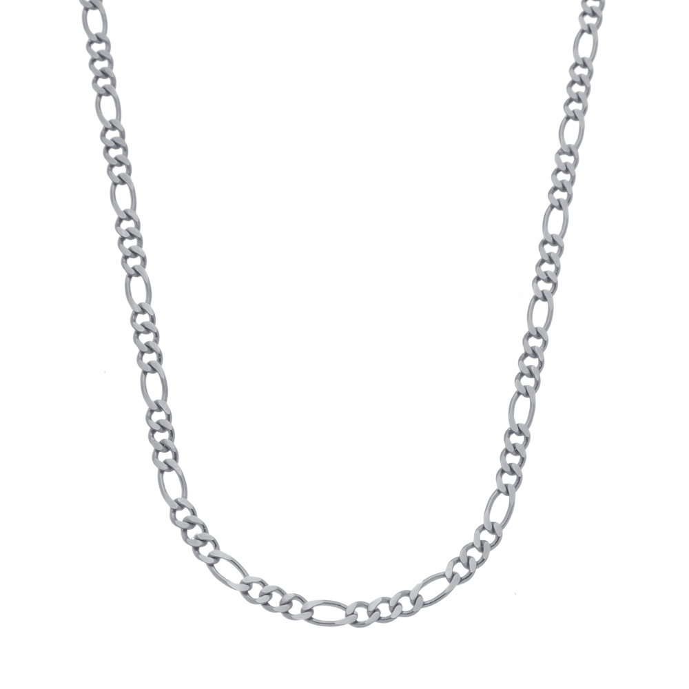 cat-4b08ff01afc0cb27.jpg Corrente Prateada Masculina Elo 3 por 1 - 4mm - Imagem 1