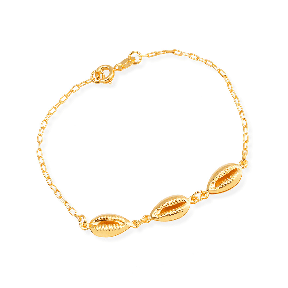 cat-64606e1d11288b81.jpg Pulseira Dourada de Búzios - Imagem 1
