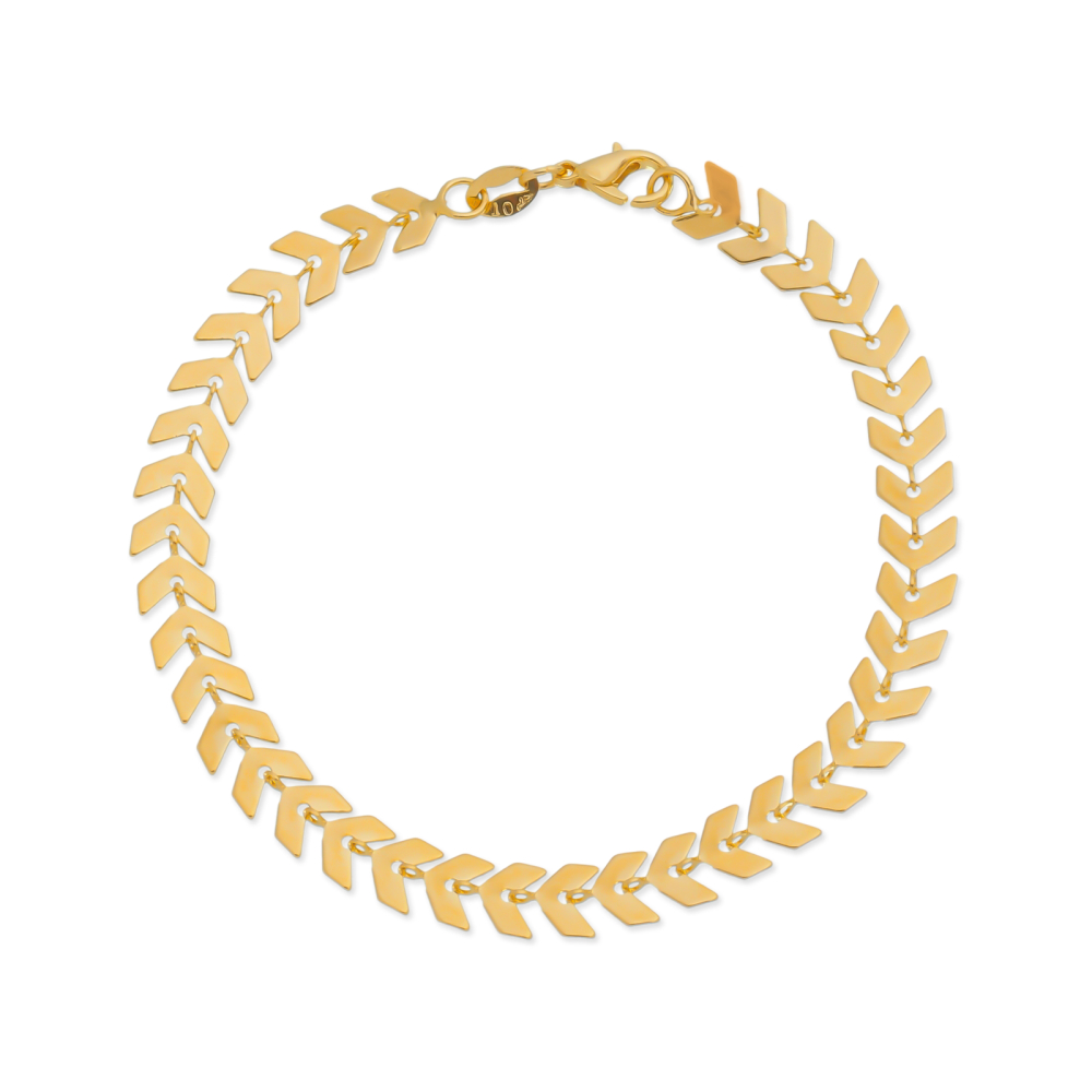 cat-7d0666bfb57ab3ca.jpg Pulseira Dourada de Seta - Imagem 1