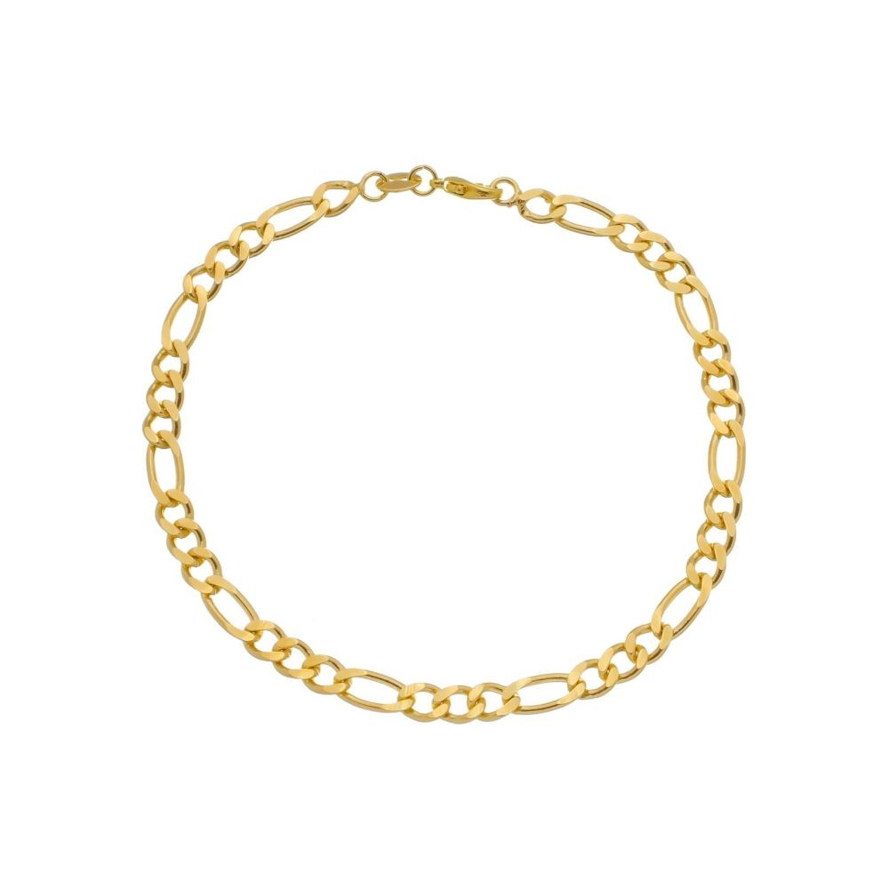 cat-88bfbde9517206ff.jpg Pulseira Dourada Masculina Elo 3 por 1 - 5mm - Imagem 1