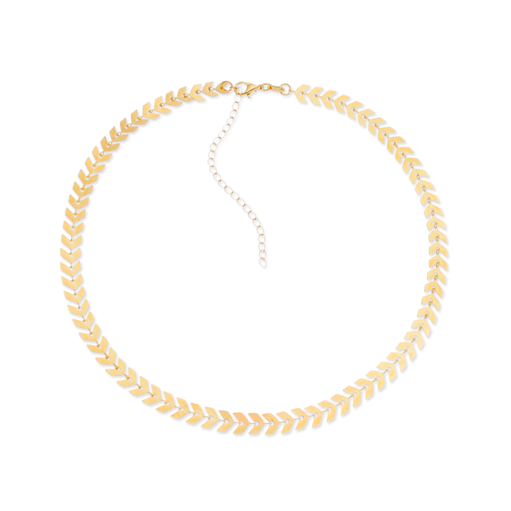 cat-a8f10a1c47088123.jpg Colar Dourado Chocker de Seta - Imagem 1