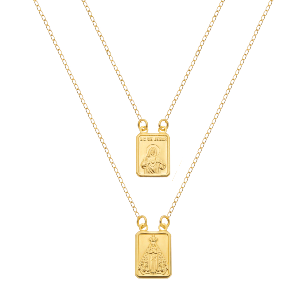 cat-bf06eefc63e61b1b.jpg Escapulário Dourado Masculino Tradicional - Imagem 1