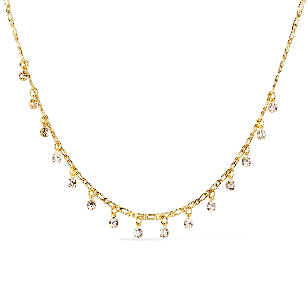 cat-da9b4a313ccf6776.jpg Chocker Dourada Pontos de Luz com Extensor - Imagem 1