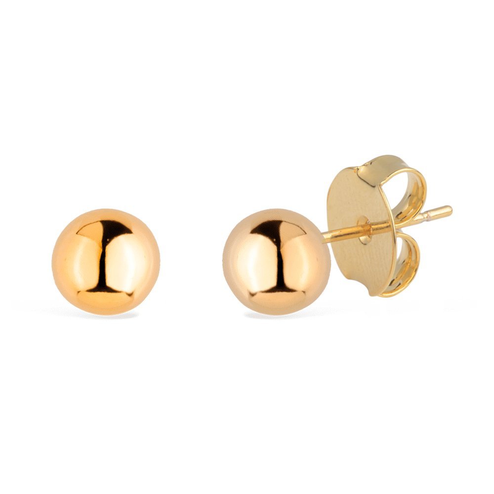 cat-dca21c17af94076b.jpg Brinco Dourado de Bolinha - Imagem 1