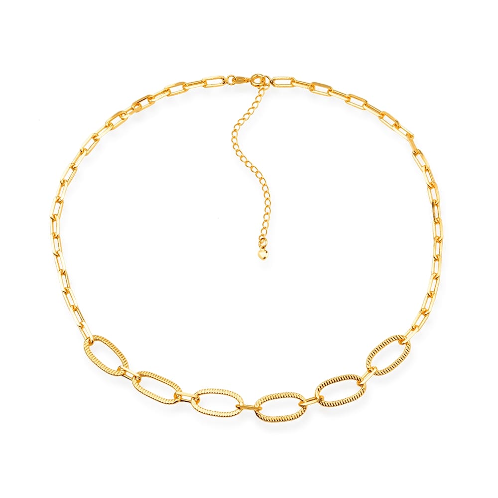 cat-e9f831c3629e0e5a.jpg Chocker Dourada Corrente com Extensor - Imagem 1